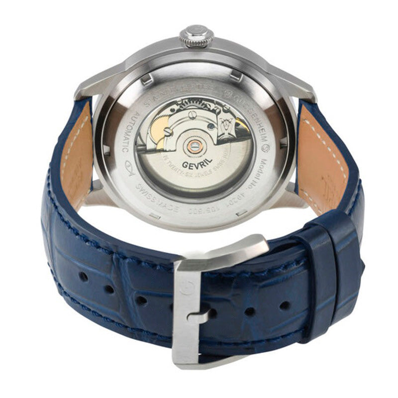 Relógio Guggenheim Automático Mostrador Azul 44 mm - Mercado de Luxo - O Maior E-Commerce de Bens, Produtos e Serviços de Luxo do Brasil.