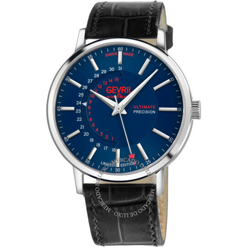 Relógio Guggenheim Automático Mostrador Azul 40 mm - Mercado de Luxo - O Maior E-Commerce de Bens, Produtos e Serviços de Luxo do Brasil.