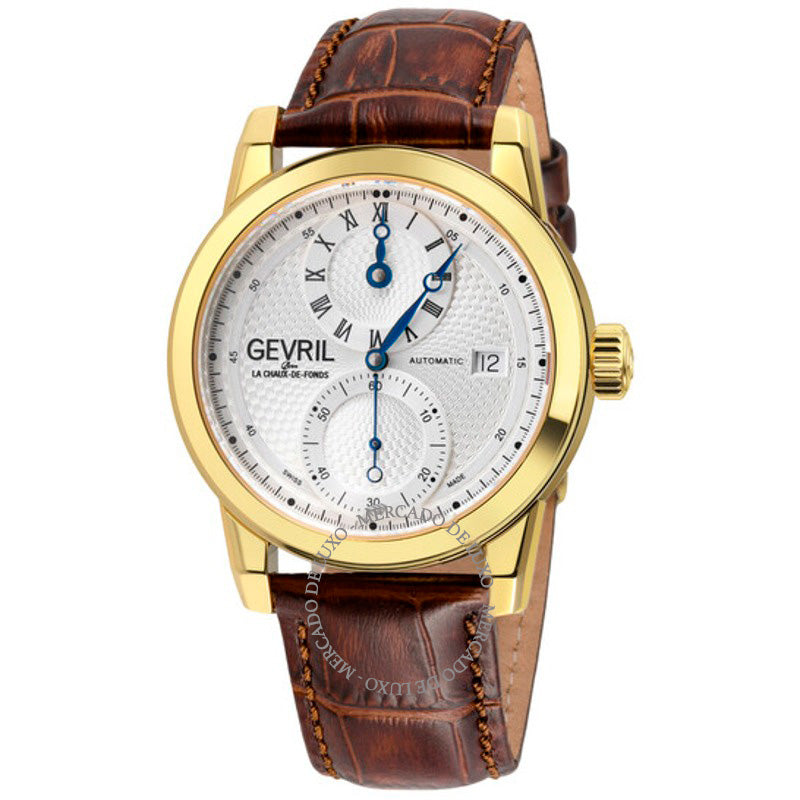 Relógio Gramercy Automático Mostrador Prateado 39 mm - Mercado de Luxo - O Maior E-Commerce de Bens, Produtos e Serviços de Luxo do Brasil.