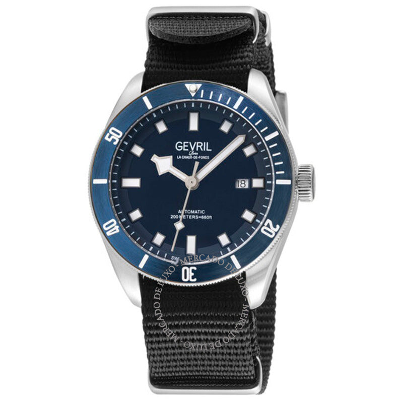 Relógio Yorkville Automático Mostrador Azul 43 mm - Mercado de Luxo - O Maior E-Commerce de Bens, Produtos e Serviços de Luxo do Brasil.