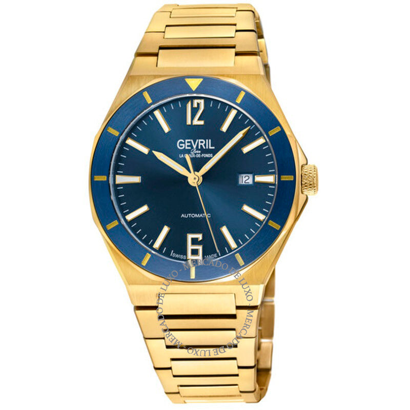 Relógio High Line Automático Mostrador Azul 43 mm - Mercado de Luxo - O Maior E-Commerce de Bens, Produtos e Serviços de Luxo do Brasil.