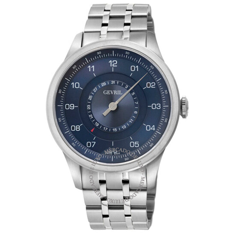 Relógio Jones St Mostrador Azul Automático 45 mm - Mercado de Luxo - O Maior E-Commerce de Bens, Produtos e Serviços de Luxo do Brasil.