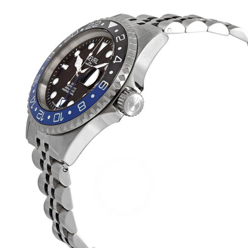 Relógio Mostrador preto GMT de Wall Street 43 mm - Mercado de Luxo - O Maior E-Commerce de Bens, Produtos e Serviços de Luxo do Brasil.