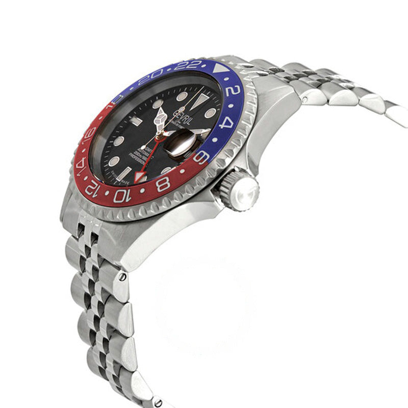 Relógio Mostrador preto GMT de Wall Street 43 mm - Mercado de Luxo - O Maior E-Commerce de Bens, Produtos e Serviços de Luxo do Brasil.