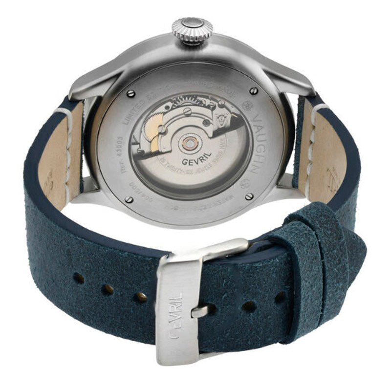 Relógio Vaughn Automático Mostrador Azul 44 mm - Mercado de Luxo - O Maior E-Commerce de Bens, Produtos e Serviços de Luxo do Brasil.