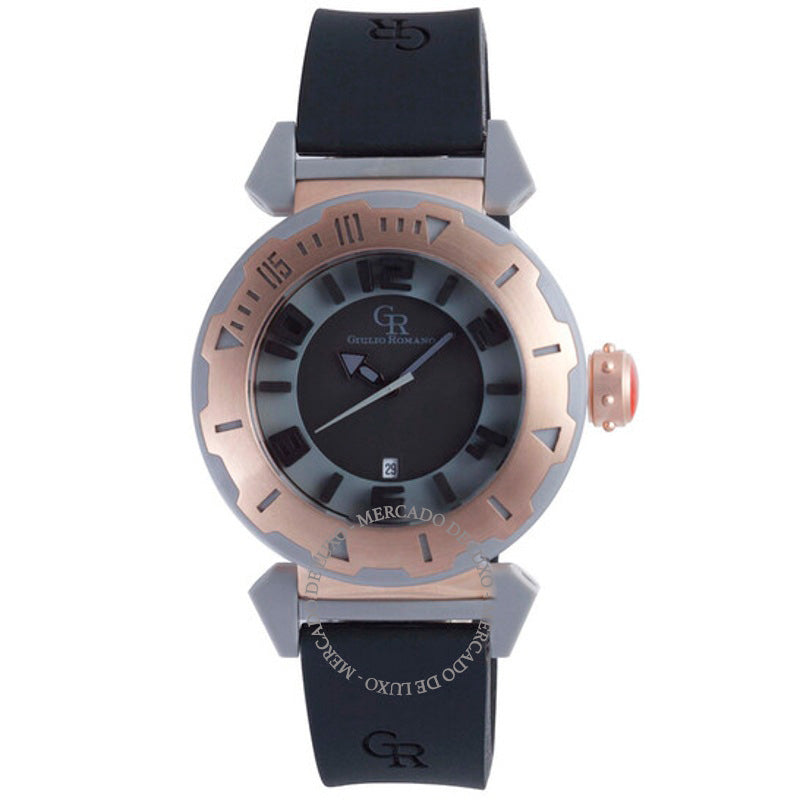 Relógio Mostrador preto de quartzo Ferrara 46 mm - Mercado de Luxo - O Maior E-Commerce de Bens, Produtos e Serviços de Luxo do Brasil.