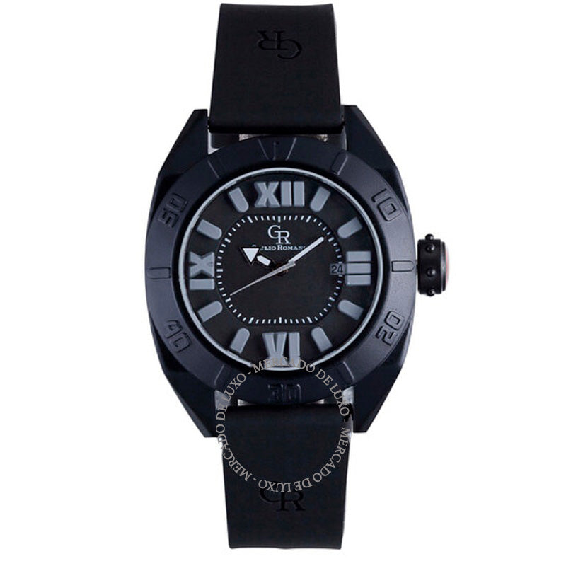 Relógio Termoli Alumínio Preto 43 mm - Mercado de Luxo - O Maior E-Commerce de Bens, Produtos e Serviços de Luxo do Brasil.
