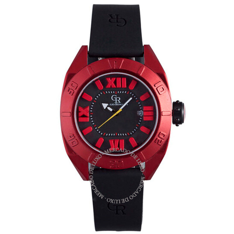 Relógio Termoli Vermelho Alumínio 43 mm - Mercado de Luxo - O Maior E-Commerce de Bens, Produtos e Serviços de Luxo do Brasil.
