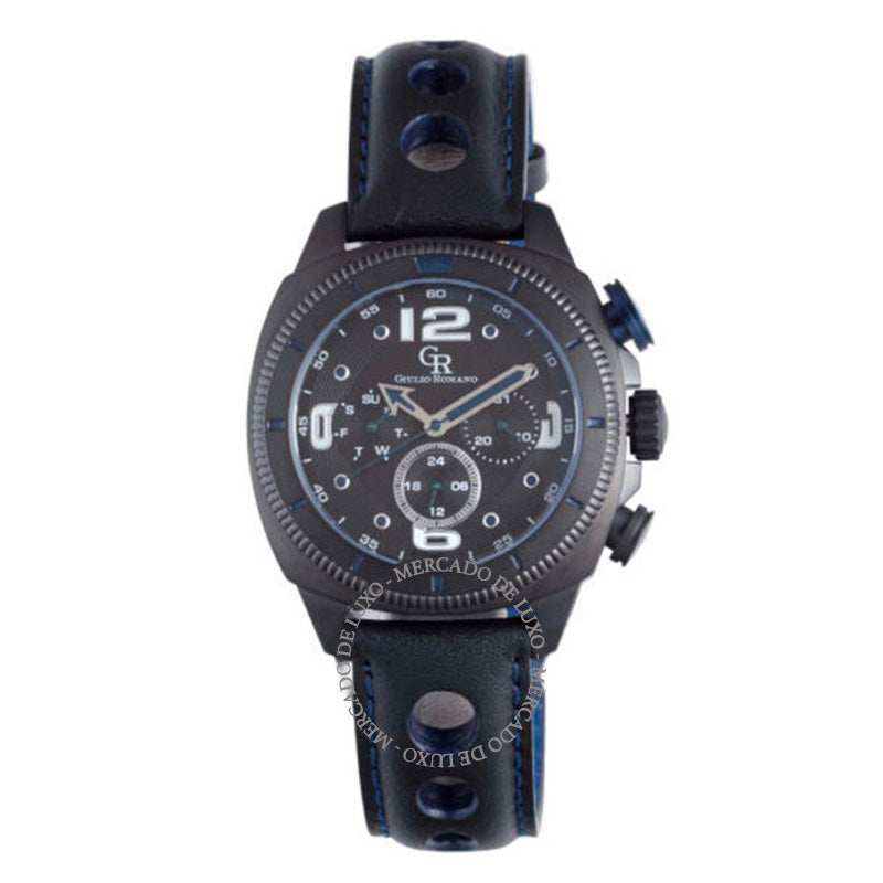 Relógio Mostrador preto Pescara 42 mm - Mercado de Luxo - O Maior E-Commerce de Bens, Produtos e Serviços de Luxo do Brasil.