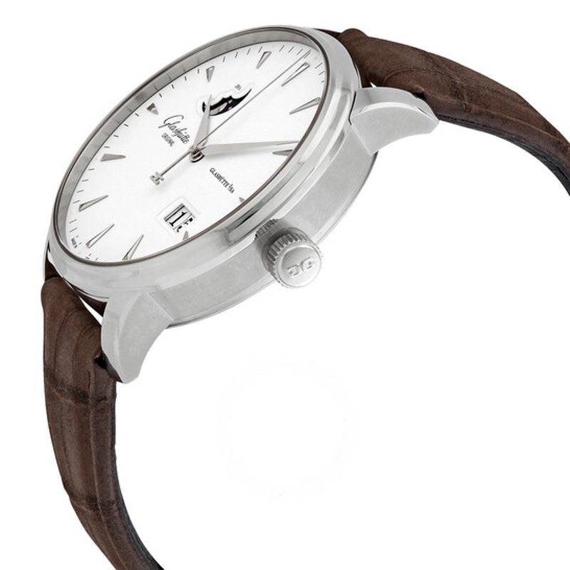 Relógio Senator Excellence Panorama Data Fase da Lua Automático Mostrador Prateado 42 mm - Mercado de Luxo - O Maior E-Commerce de Bens, Produtos e Serviços de Luxo do Brasil.