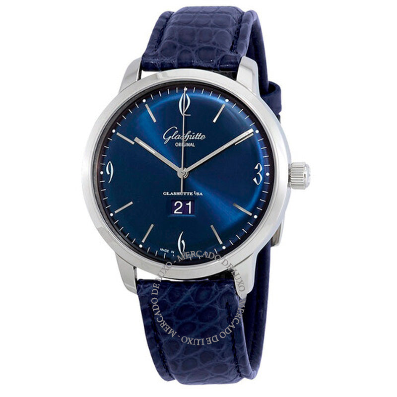 Relógio Sixties Panorama Data Automático Mostrador Azul 42 mm - Mercado de Luxo - O Maior E-Commerce de Bens, Produtos e Serviços de Luxo do Brasil.