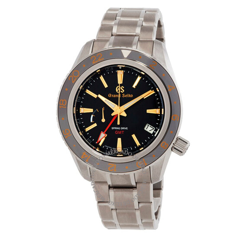 Relógio Sport Spring Drive GMT Automático Mostrador Preto 44 mm - Mercado de Luxo - O Maior E-Commerce de Bens, Produtos e Serviços de Luxo do Brasil.