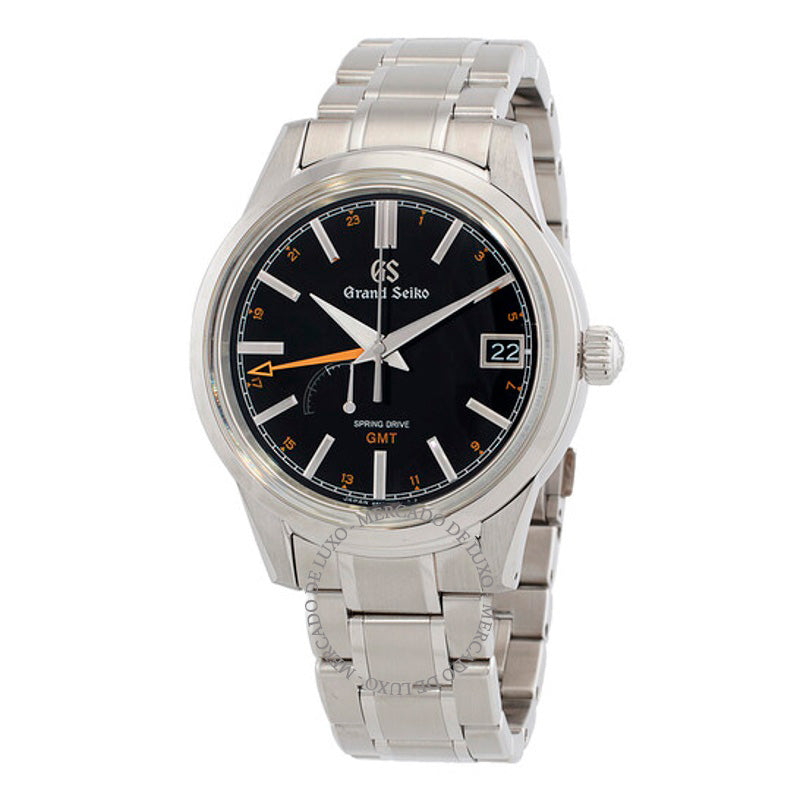 Relógio Elegance GMT Automático Mostrador Preto 40 mm - Mercado de Luxo - O Maior E-Commerce de Bens, Produtos e Serviços de Luxo do Brasil.