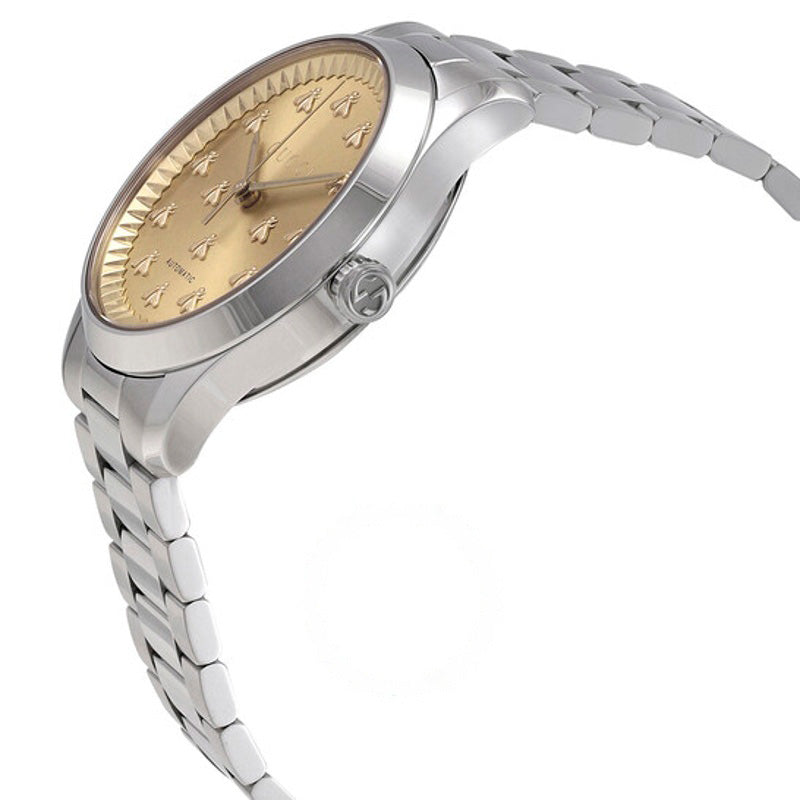 Relógio G-Timeless Automático Mostrador Champagne 38 mm - Mercado de Luxo - O Maior E-Commerce de Bens, Produtos e Serviços de Luxo do Brasil.