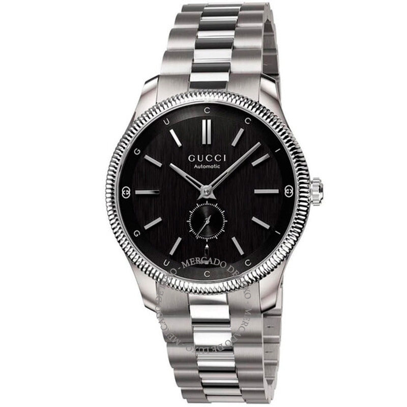 Relógio G-Timeless Automático Mostrador Preto 40 mm - Mercado de Luxo - O Maior E-Commerce de Bens, Produtos e Serviços de Luxo do Brasil.