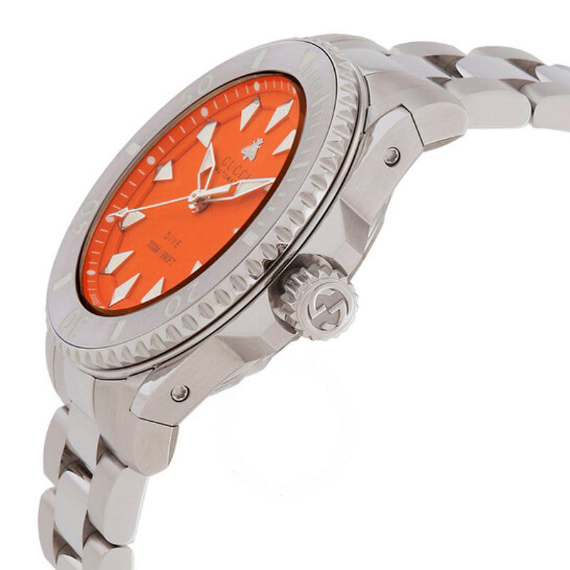 Relógio Mergulho Automático Mostrador Laranja 40 mm - Mercado de Luxo - O Maior E-Commerce de Bens, Produtos e Serviços de Luxo do Brasil.