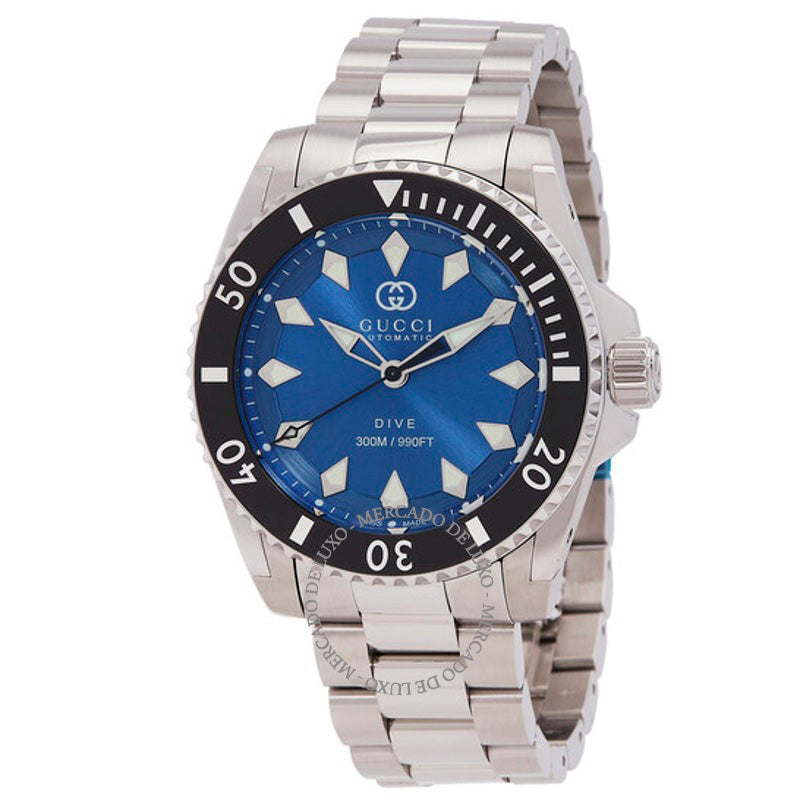 Relógio Mergulho Automático Mostrador Azul 40 mm - Mercado de Luxo - O Maior E-Commerce de Bens, Produtos e Serviços de Luxo do Brasil.