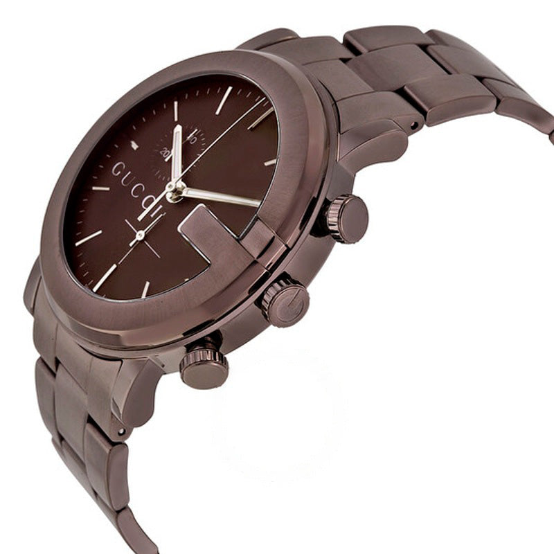 Relógio 101 G-Chrono Mostrador Marrom 42 mm - Mercado de Luxo - O Maior E-Commerce de Bens, Produtos e Serviços de Luxo do Brasil.