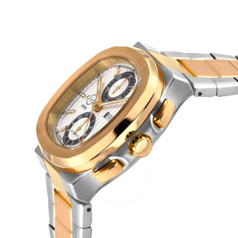 Relógio Cronógrafo Potente Automático Mostrador Branco 40 mm - Mercado de Luxo - O Maior E-Commerce de Bens, Produtos e Serviços de Luxo do Brasil.