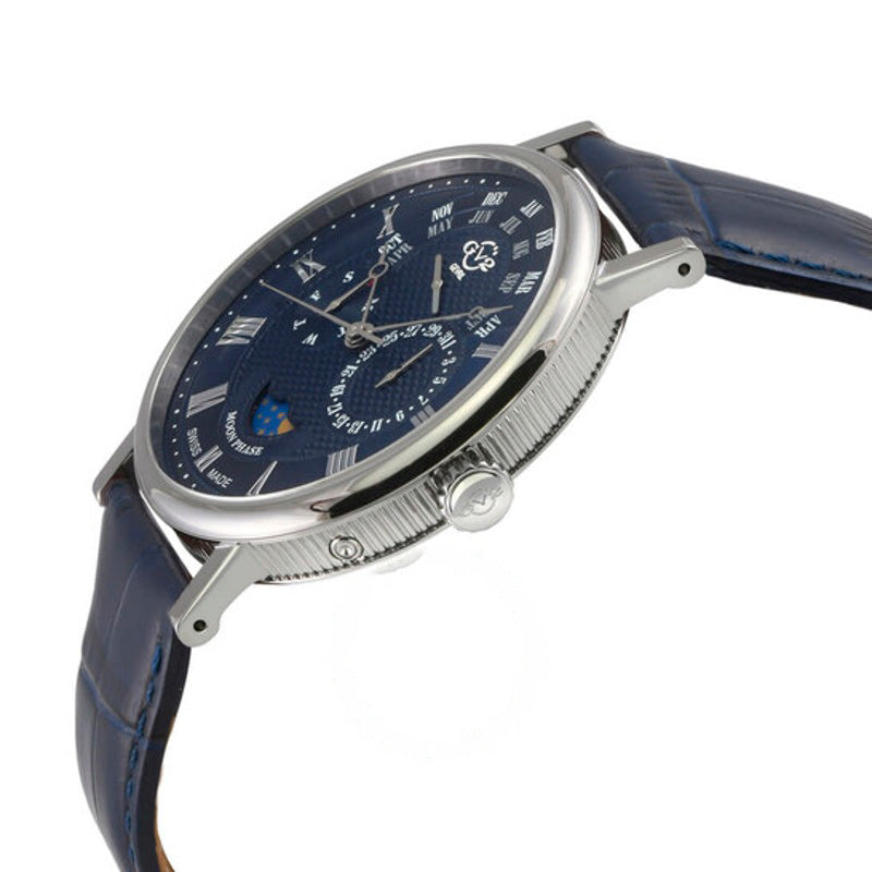 Relógio Maestro Quartz Fases da Lua Mostrador Azul 42 mm - Mercado de Luxo - O Maior E-Commerce de Bens, Produtos e Serviços de Luxo do Brasil.