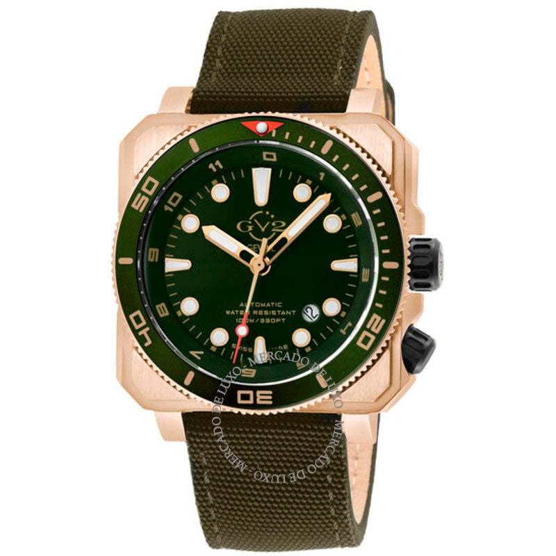 Relógio XO Submarine Automático Mostrador Verde 44 mm - Mercado de Luxo - O Maior E-Commerce de Bens, Produtos e Serviços de Luxo do Brasil.