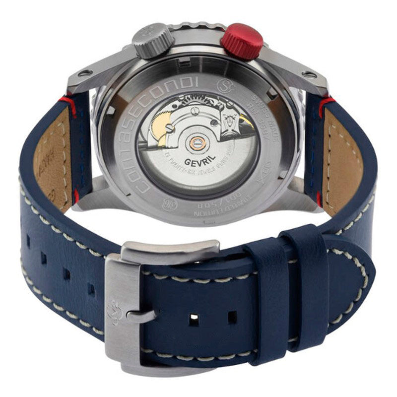 Relógio Contasecondi Automático Mostrador Azul 43 mm - Mercado de Luxo - O Maior E-Commerce de Bens, Produtos e Serviços de Luxo do Brasil.