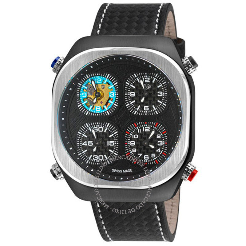 Relógio Quattro Quartz Mostrador Preto 54 mm - Mercado de Luxo - O Maior E-Commerce de Bens, Produtos e Serviços de Luxo do Brasil.