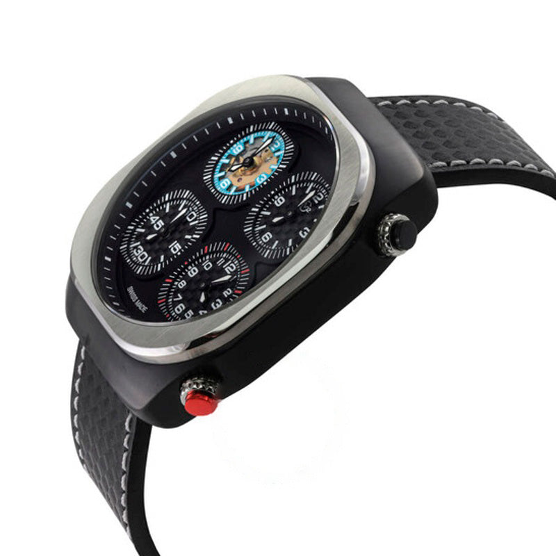 Relógio Quattro Quartz Mostrador Preto 54 mm - Mercado de Luxo - O Maior E-Commerce de Bens, Produtos e Serviços de Luxo do Brasil.