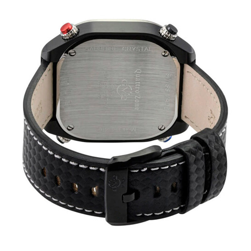 Relógio Quattro Quartz Mostrador Preto 54 mm - Mercado de Luxo - O Maior E-Commerce de Bens, Produtos e Serviços de Luxo do Brasil.