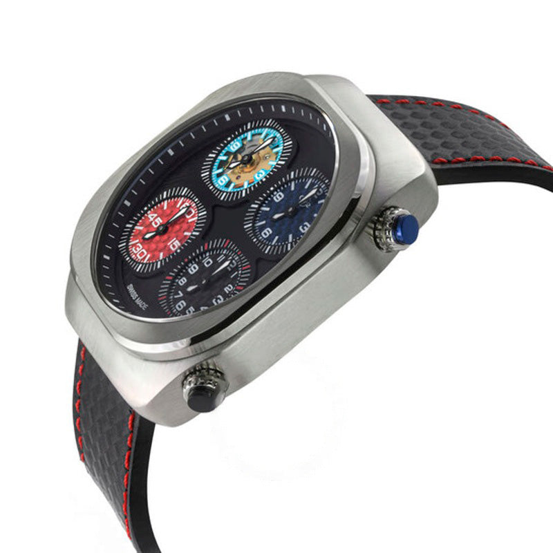 Relógio Quattro Quartz Mostrador Preto 54 mm - Mercado de Luxo - O Maior E-Commerce de Bens, Produtos e Serviços de Luxo do Brasil.