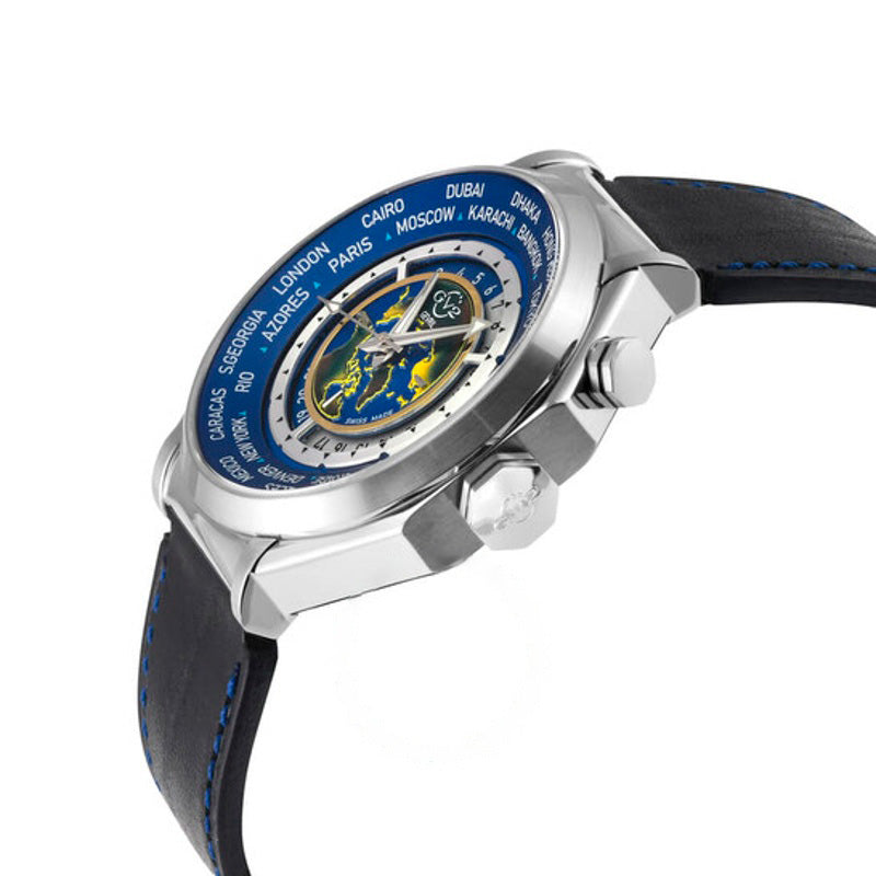 Relógio Mostrador azul de quartzo Marchese 44 mm - Mercado de Luxo - O Maior E-Commerce de Bens, Produtos e Serviços de Luxo do Brasil.