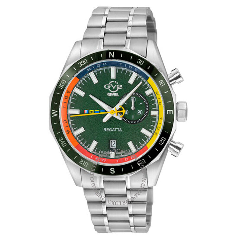 Relógio Mostrador Verde Regatta 42 mm - Mercado de Luxo - O Maior E-Commerce de Bens, Produtos e Serviços de Luxo do Brasil.