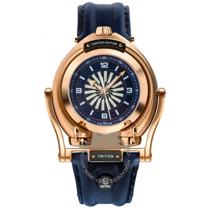 Relógio Mostrador Azul Triton  - Mercado de Luxo - O Maior E-Commerce de Bens, Produtos e Serviços de Luxo do Brasil.