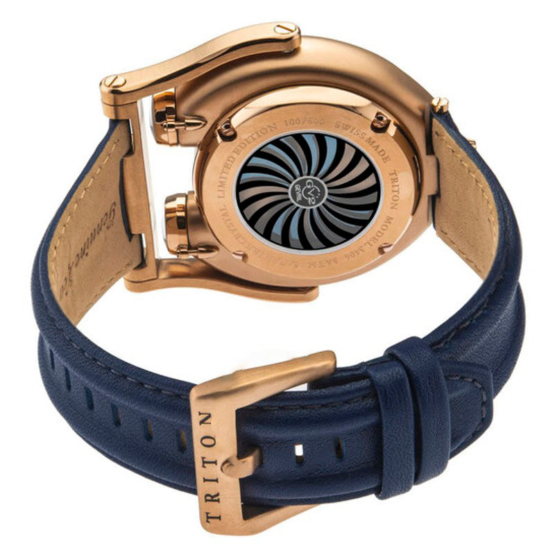 Relógio Mostrador Azul Triton  - Mercado de Luxo - O Maior E-Commerce de Bens, Produtos e Serviços de Luxo do Brasil.
