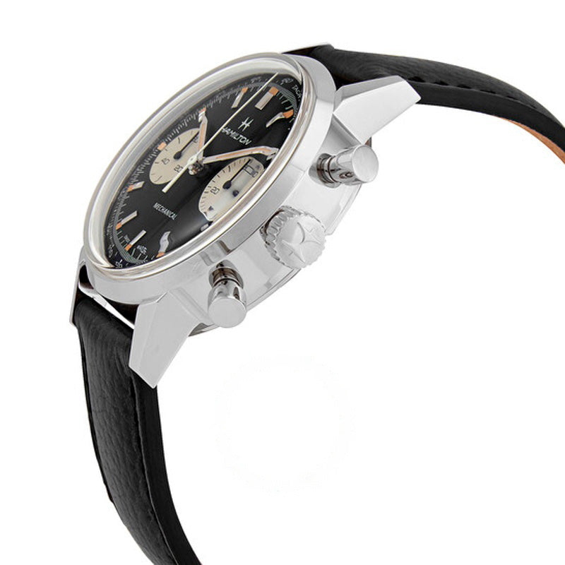Relógio Cronógrafo mecânico American Classic Intra-Matic com mostrador preto 40 mm - Mercado de Luxo - O Maior E-Commerce de Bens, Produtos e Serviços de Luxo do Brasil.