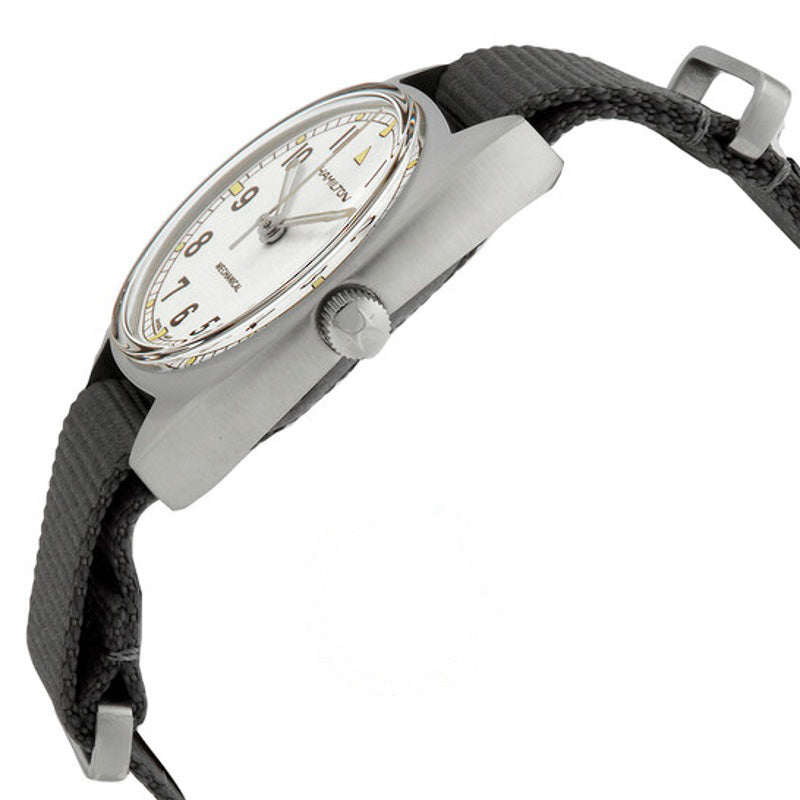 Relógio Khaki Aviation Pilot Pioneer Mecânico Corda Manual Mostrador Prateado 36 mm - Mercado de Luxo - O Maior E-Commerce de Bens, Produtos e Serviços de Luxo do Brasil.
