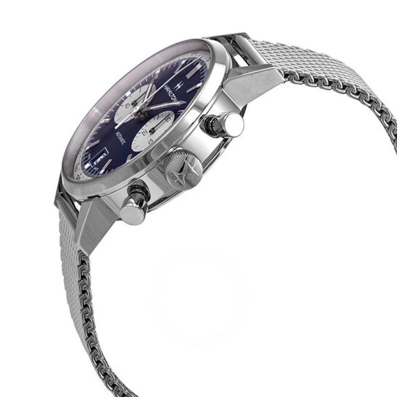 Relógio Cronógrafo American Classic Intra-Matic Automático Mostrador Azul 40 mm - Mercado de Luxo - O Maior E-Commerce de Bens, Produtos e Serviços de Luxo do Brasil.