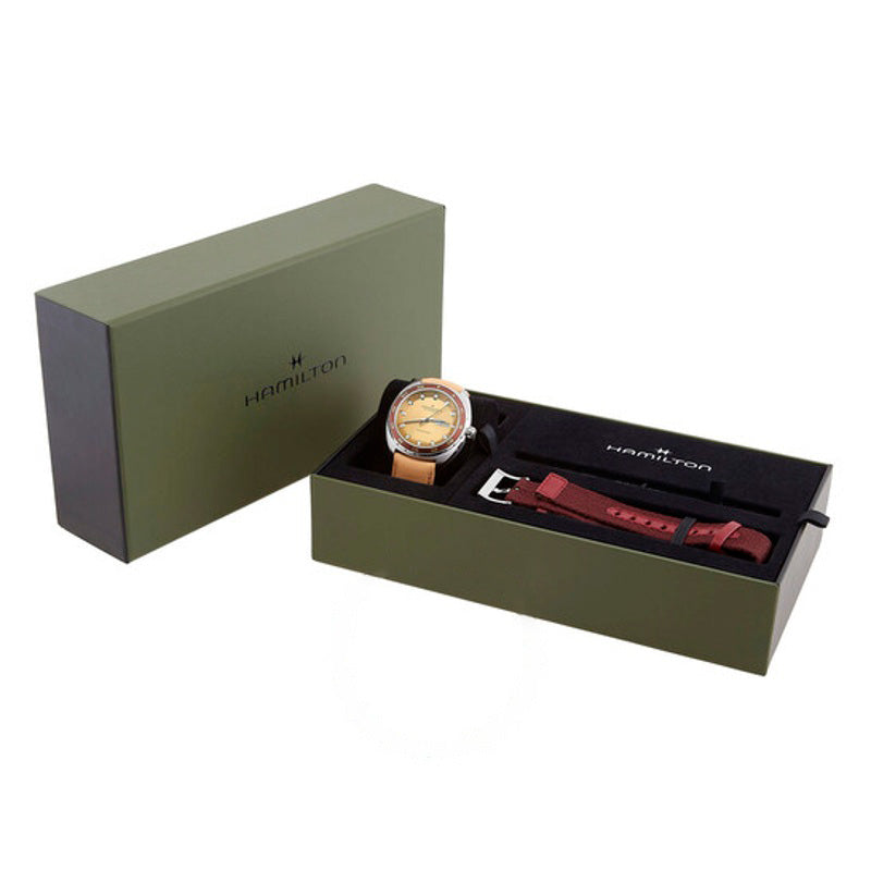 Relógio American Classic Pan Europ Day Date Automático Mostrador Bege 42 mm - Mercado de Luxo - O Maior E-Commerce de Bens, Produtos e Serviços de Luxo do Brasil.