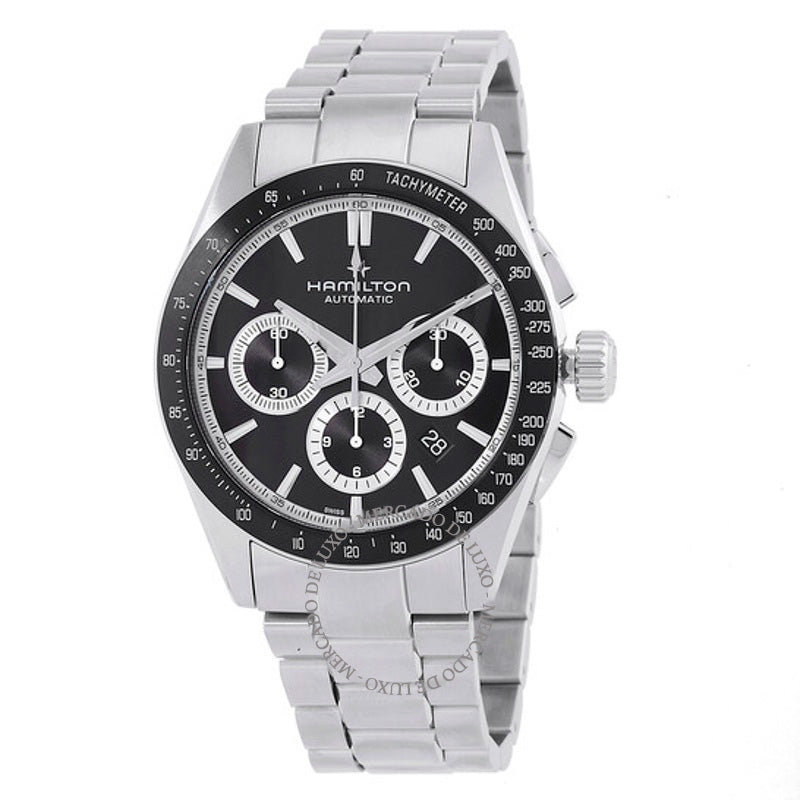 Relógio Jazzmaster Performer Cronógrafo Automático Mostrador Preto 42 mm - Mercado de Luxo - O Maior E-Commerce de Bens, Produtos e Serviços de Luxo do Brasil.