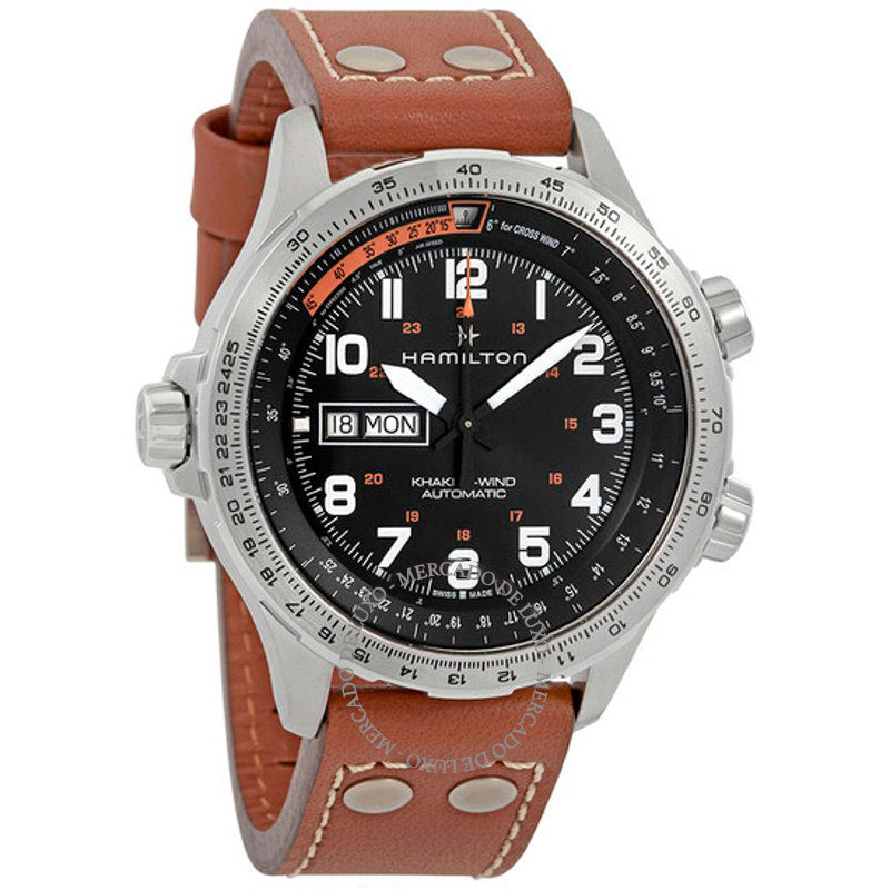 Relógio Khaki Aviation X-Wind Lefty Automático Mostrador Preto 45 mm - Mercado de Luxo - O Maior E-Commerce de Bens, Produtos e Serviços de Luxo do Brasil.