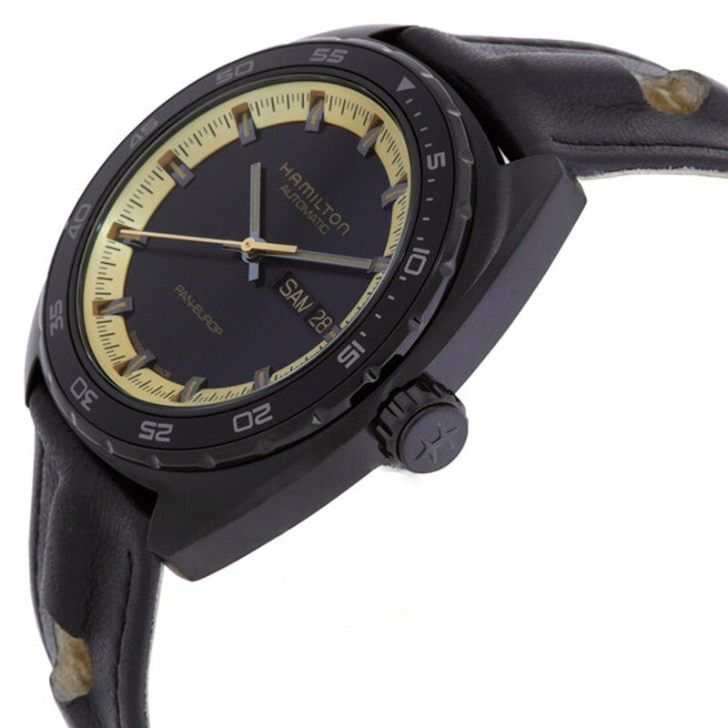 Relógio American Classic Pan Europ Automático Mostrador Preto  - Mercado de Luxo - O Maior E-Commerce de Bens, Produtos e Serviços de Luxo do Brasil.