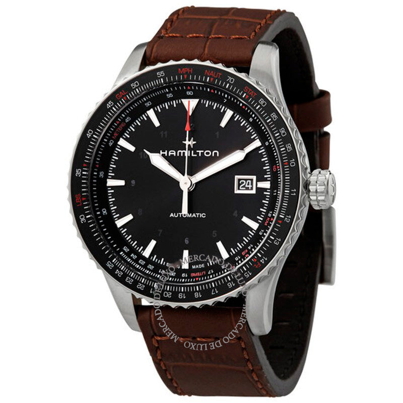 Relógio Conversor de Aviação Khaki Automático Mostrador Preto 42 mm - Mercado de Luxo - O Maior E-Commerce de Bens, Produtos e Serviços de Luxo do Brasil.