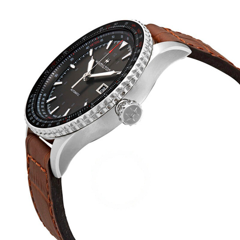 Relógio Conversor de Aviação Khaki Automático Mostrador Preto 42 mm - Mercado de Luxo - O Maior E-Commerce de Bens, Produtos e Serviços de Luxo do Brasil.