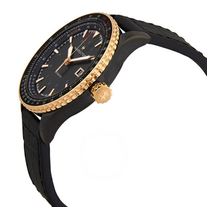 Relógio Conversor de Aviação Khaki Automático Mostrador Preto 42 mm - Mercado de Luxo - O Maior E-Commerce de Bens, Produtos e Serviços de Luxo do Brasil.