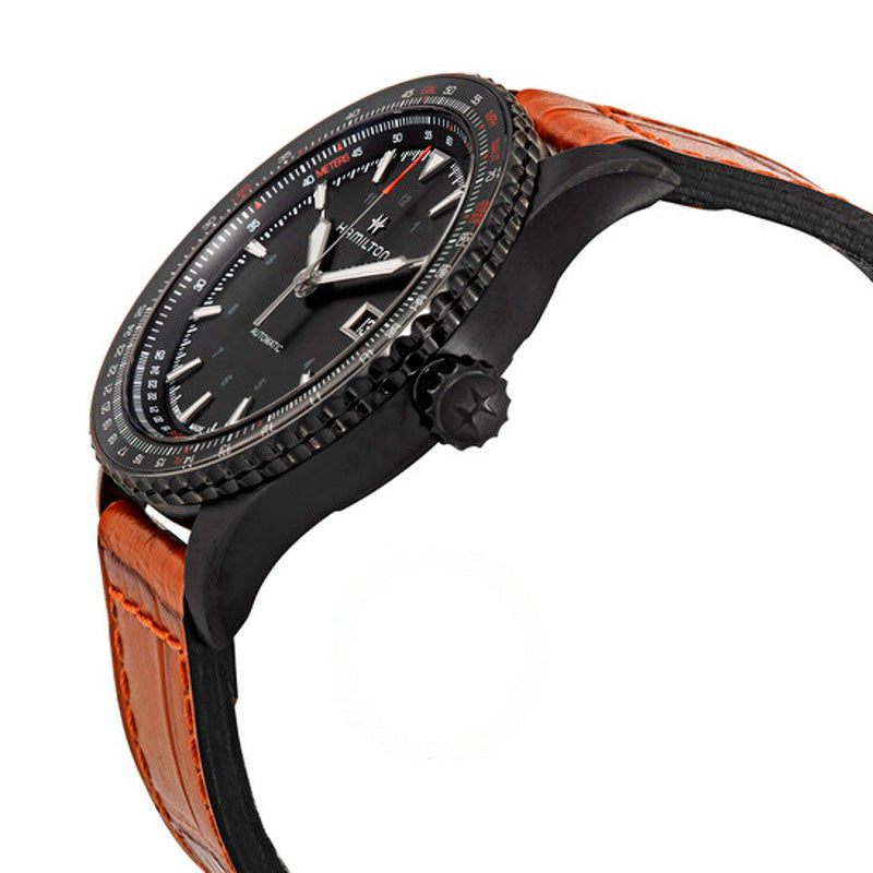 Relógio Conversor de Aviação Khaki Automático Mostrador Preto 42 mm - Mercado de Luxo - O Maior E-Commerce de Bens, Produtos e Serviços de Luxo do Brasil.
