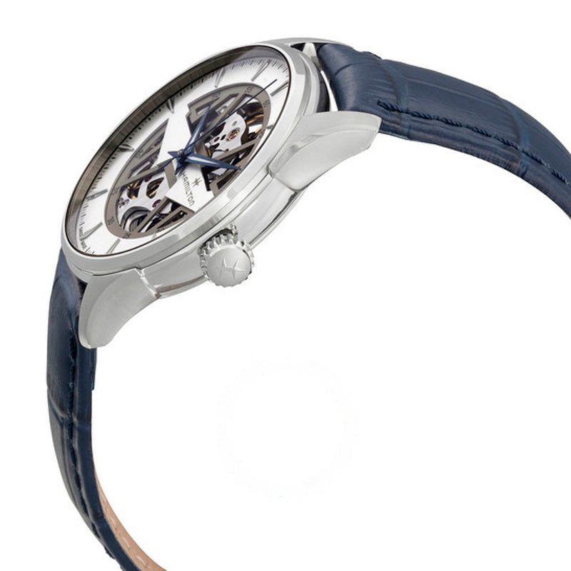 Relógio Jazzmaster Skeleton Automático Mostrador Branco 40 mm - Mercado de Luxo - O Maior E-Commerce de Bens, Produtos e Serviços de Luxo do Brasil.