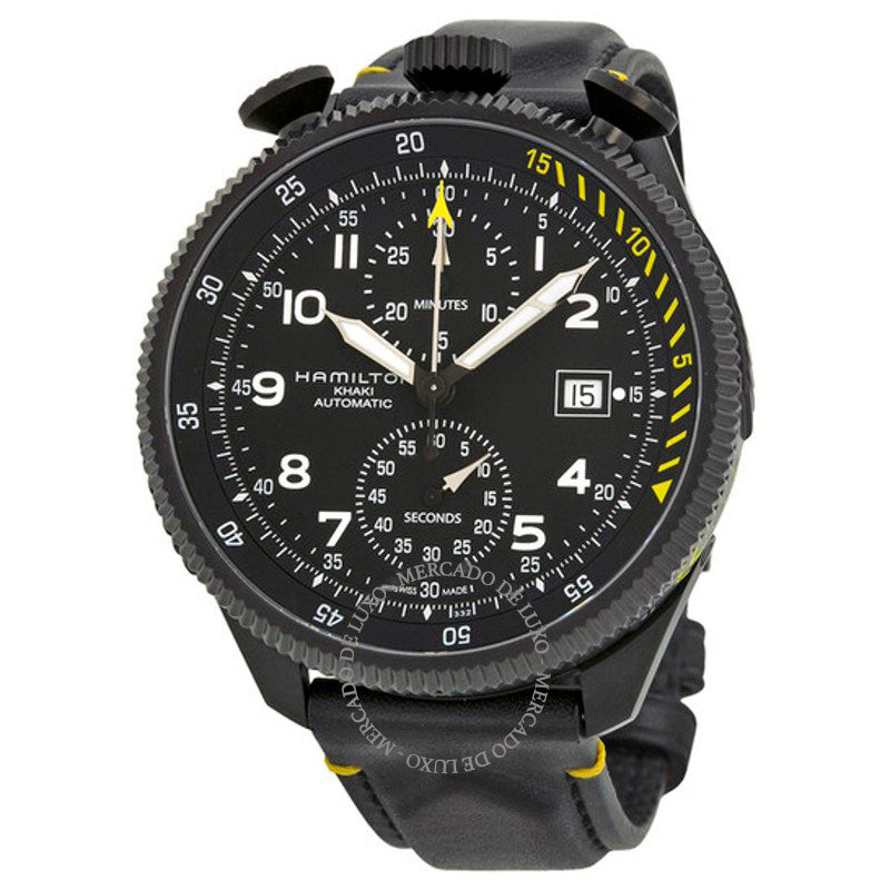 Relógio Khaki Aviation Takeoff Cronógrafo Automático 46 mm - Mercado de Luxo - O Maior E-Commerce de Bens, Produtos e Serviços de Luxo do Brasil.