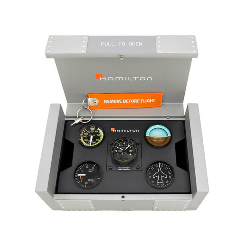 Relógio Khaki Aviation Takeoff Cronógrafo Automático 46 mm - Mercado de Luxo - O Maior E-Commerce de Bens, Produtos e Serviços de Luxo do Brasil.