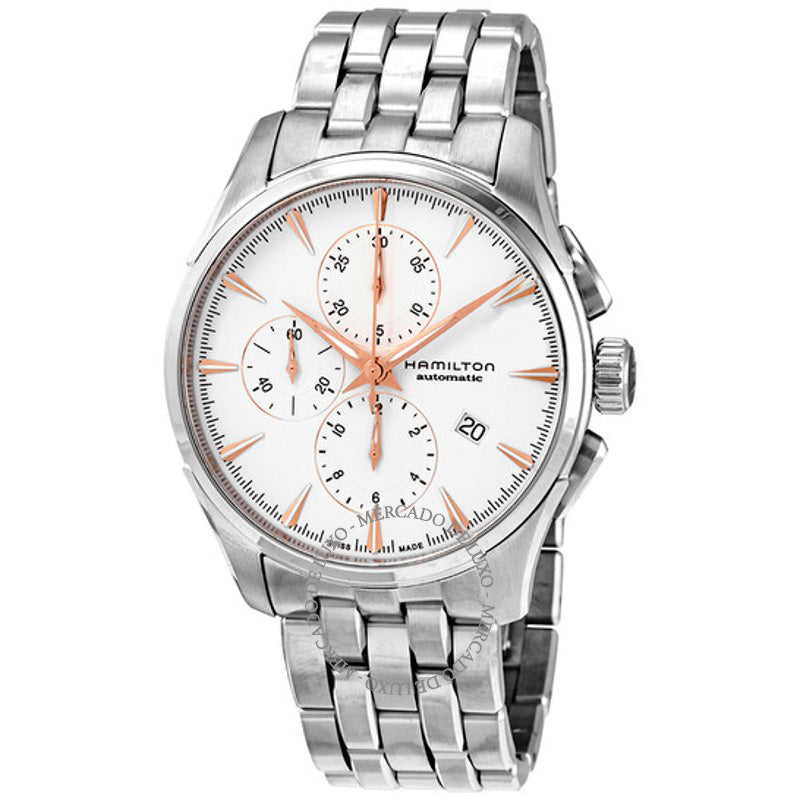 Relógio Jazzmaster Cronógrafo Automático Mostrador Prateado 42 mm - Mercado de Luxo - O Maior E-Commerce de Bens, Produtos e Serviços de Luxo do Brasil.