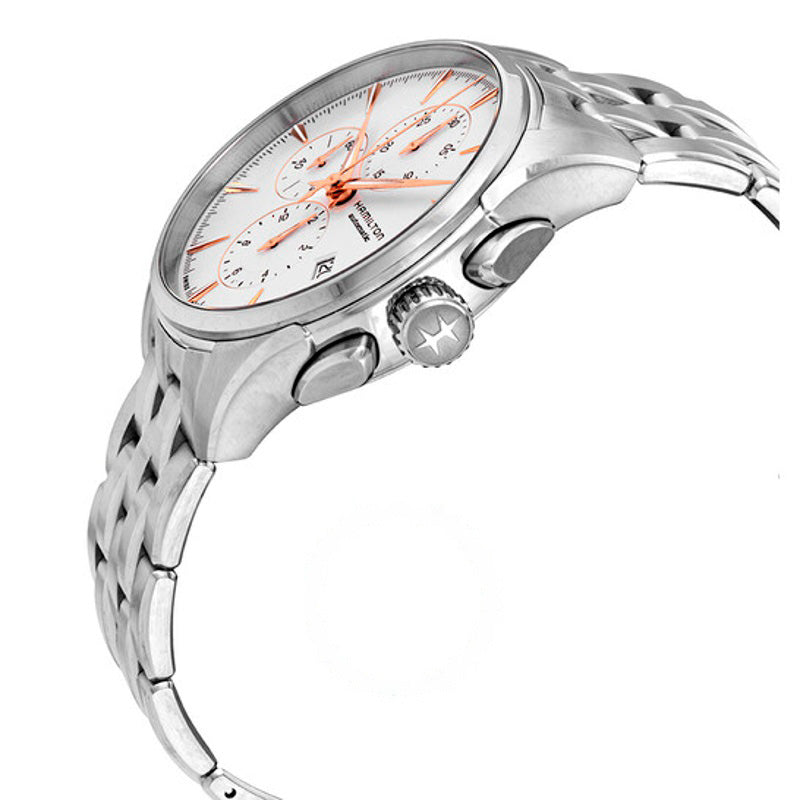 Relógio Jazzmaster Cronógrafo Automático Mostrador Prateado 42 mm - Mercado de Luxo - O Maior E-Commerce de Bens, Produtos e Serviços de Luxo do Brasil.